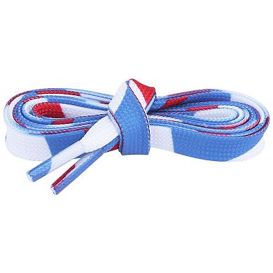 Women's Splicing Printing Flat Shoelaces for Sneakers Shoes 1 Pair 63"