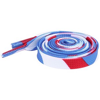 Women's Splicing Printing Flat Shoelaces for Sneakers Shoes 1 Pair 63"