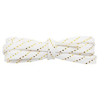 1 Pair Diagonal Stripes Metallic Sparkly Flat Shoelaces for Athletic Shoes 55.1"