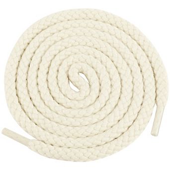 1 Pair Round Rope Thick Cotton Solid Shoelaces for Sneakers Shoe Strings 47.24"