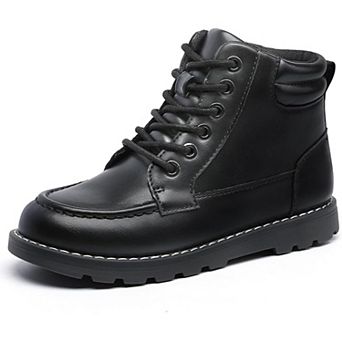 HOMEHOT Boys Ankle Boots with Side Zipper for Little/Big Kids
