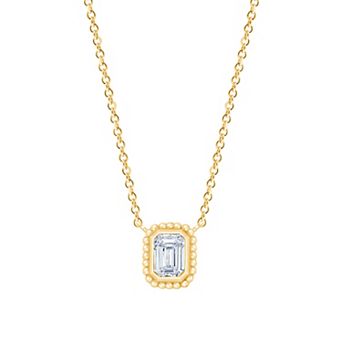 Brilliant Love 14k Gold Over Silver 1/2 Carat T.W. Lab-Grown Diamond Pendant Necklace