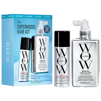 COLOR WOW Dream Coat Treatment Spray and Mini Style on Steroids Texture Spray Set