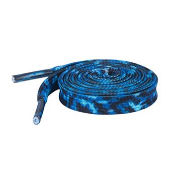 2 Pairs Flame Pattern Flat Shoelaces for Sneakers Low-top Shoes 47.2"