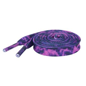 2 Pairs Flame Pattern Flat Shoelaces for Sneakers Low-top Shoes 47.2"