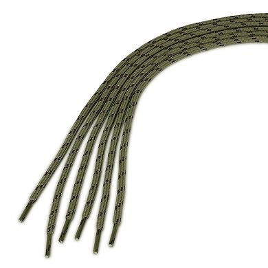 3 Pairs Wear-Resistant Round Boot Shoelaces for Sneakers 47.24"