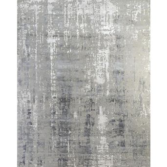 HomeRoots Abstract Hand Knotted Area Rug