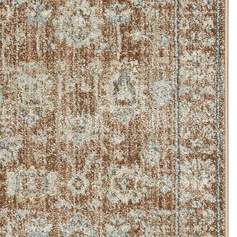 HomeRoots Runner Oriental Polypropylene Area Rug