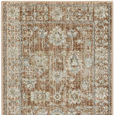 HomeRoots Runner Oriental Polypropylene Area Rug