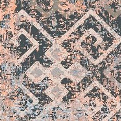 HomeRoots Rectangle Abstract Cotton Blend Area Rug
