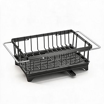 High-Quality Adjustable Kitchen Drying Rack - Durable Sink Dish Rack for Plates and Bowls