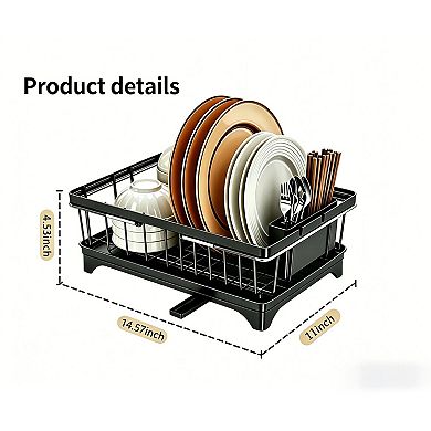 High-Quality Adjustable Kitchen Drying Rack - Durable Sink Dish Rack for Plates and Bowls