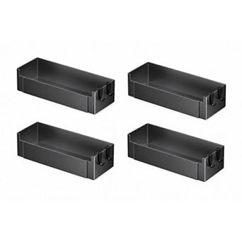 4 pc Magnetic Spice Rack, Carbon Steel Storage Rack, Kitchen Spice Organizer