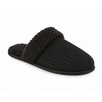 Heat Holders Gregory Men's Rib Knit Slip-On Scuff Slippers