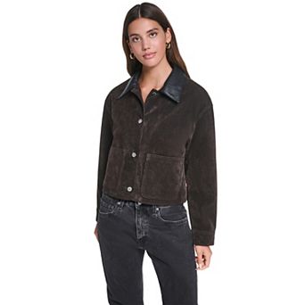 Women's Levi's® Faux Suede Cropped Chore Jacket