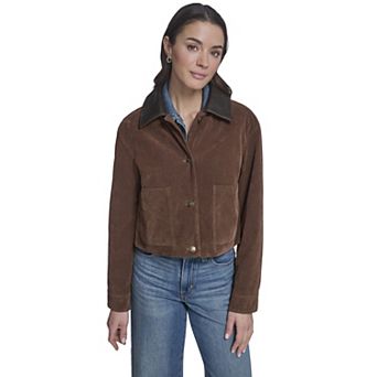 Women's Levi's® Faux Suede Cropped Chore Jacket