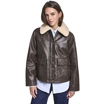 Women's Levi's® Relaxed Faux Leather Vintage Jacket