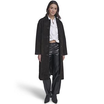Women's Levi's® Long Faux Suede Duster Coat