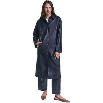 Women's Levi's® Long Faux Leather Duster Coat