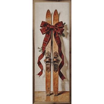 Kendrick Home Antique Skis Wall Art