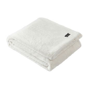Kenneth Cole Faux Fur Throw Blanket