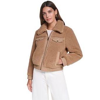 Women's Levi's® Cropped Sherpa Trucker Jacket