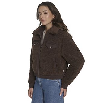 Women's Levi's® Cropped Sherpa Trucker Jacket