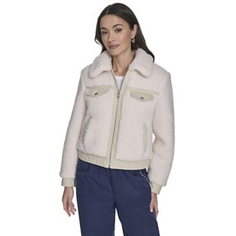 Women's Levi's® Cropped Sherpa Trucker Jacket