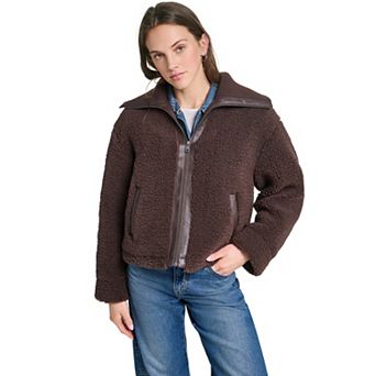 Women's Levi's® Sherpa Bubble Hem Bomber Jacket