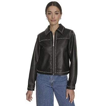 Women's Levi's® Faux Leather Studded Jacket