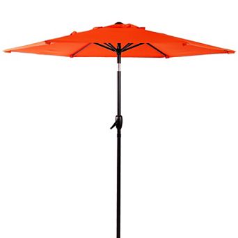 10FT Patio Umbrella,With Push Button Tilt,Crank Mechanism,Not Include Umbrella Base,Garden