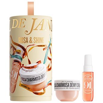 Rosa & Shine Dewy Body Cream & Floral Gourmand Fragrance Duo