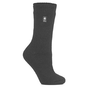 Women's Heat Holders Camellia Solid Crew Socks