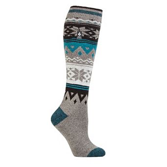 Women's Heat Holders Lite Laura Fair Isle Long Socks