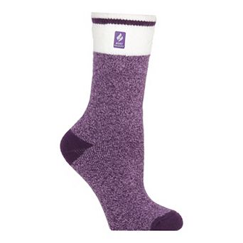 Women's Heat Holders Lite Block Twist Crew Socks