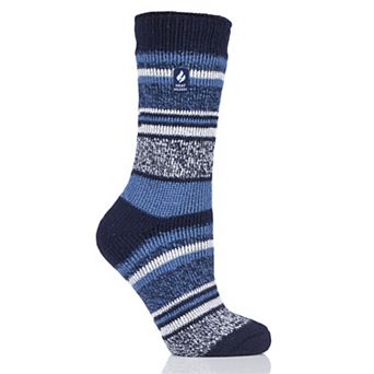 Women's Heat Holders Yasmine Multi Stripe Crew Socks