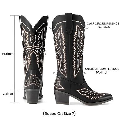 Embroidered Cowboy Boots