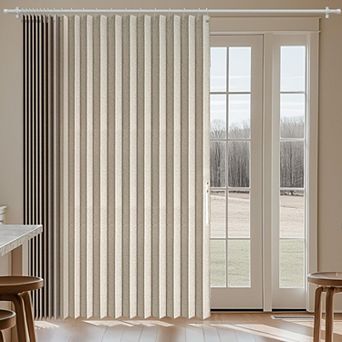 Blackout Accordion Sliding Door Curtain Extra Wide Room Divider 98"W x 84"L