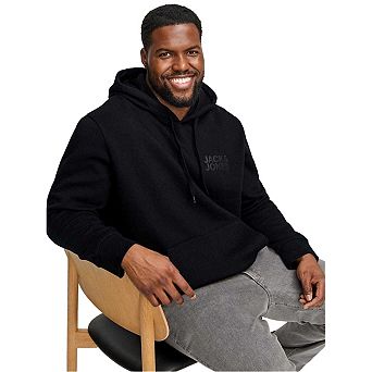 Jack And Jones Mens Logo Hoodie