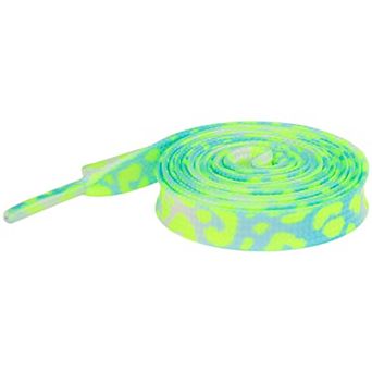 Women's Leopard Shoelaces Tie Dye Gradient for Sports Sneakers 2 Pairs 51.2"