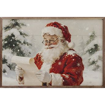Kendrick Home Letter From Santa Wall Art