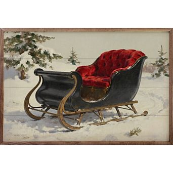 Kendrick Home Sleigh Wall Art