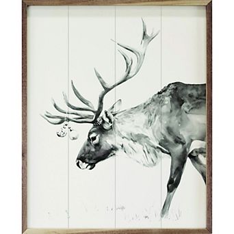 Kendrick Home Christmas Reindeer Wall Art
