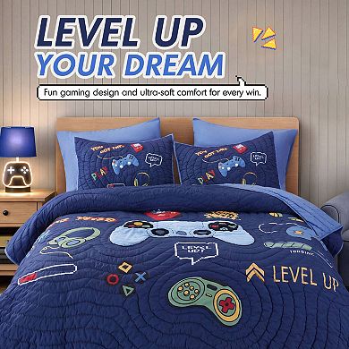 Intelligent Design Felix Gaming Quilt Set