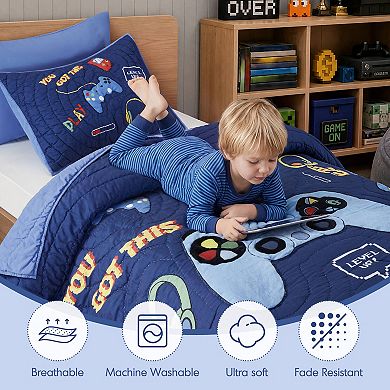 Intelligent Design Felix Gaming Quilt Set