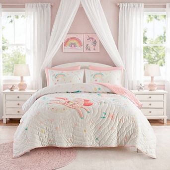 Intelligent Design Kayla Unicorn Quilt Set