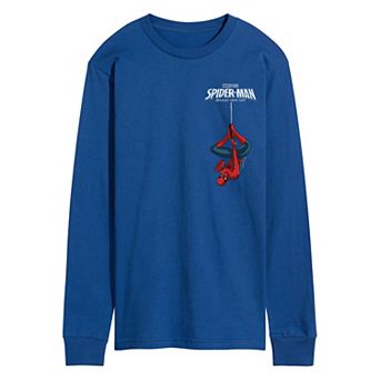 Men's Spider-Man Brand New Day Logo Long Sleeve Graphic Tee