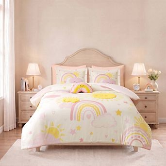 Intelligent Design Sunny Sunshine Rainbow Comforter Set