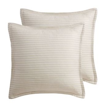 Levtex Home Camellia 2 pc Euro Sham Set