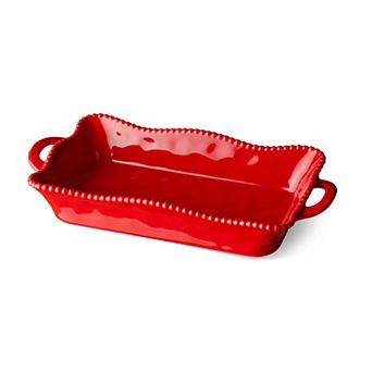 Certified International Perlette Rectangular Baker